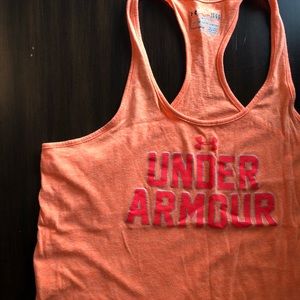 Under Armour | racerback tank top | L